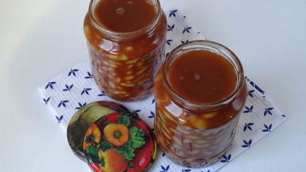 фасоль в томатном соусе