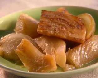 Фенхель тушеный с чесноком