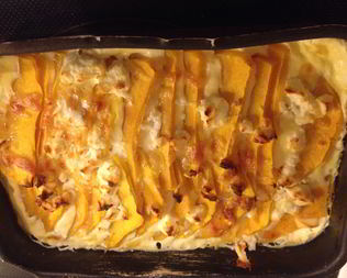 Гратен из тыквы