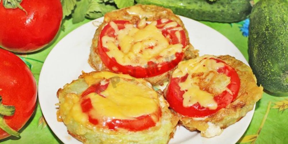 Рецепт кабачки с колбасой и сыром