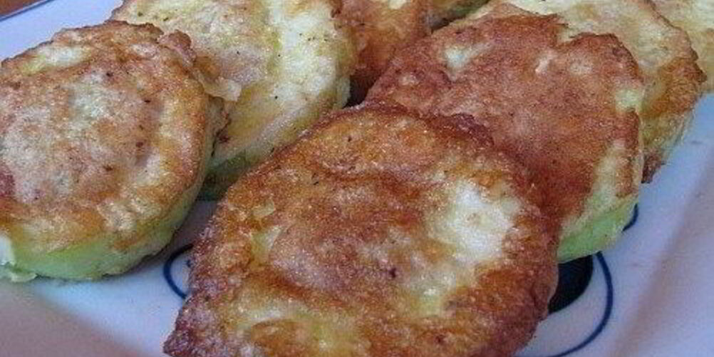 Рецепт кабачки с мясным фаршем в кляре