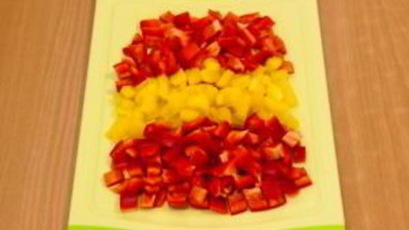 кабачки, тушенные с болгарским перцем