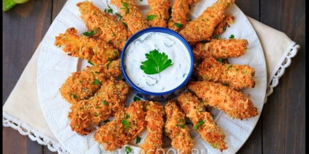 Рецепт кабачки в кляре в духовке