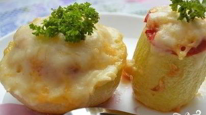 Кабачки, запеченные в микроволновке
