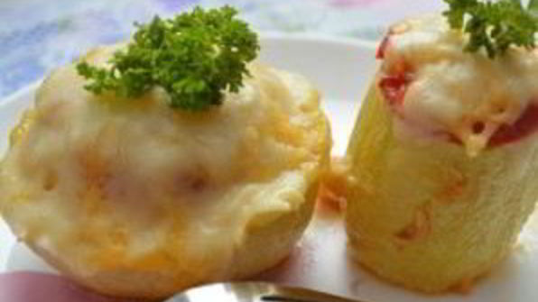 кабачки, запеченные в микроволновке