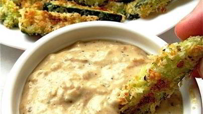 Кабачки, запеченные в сметане