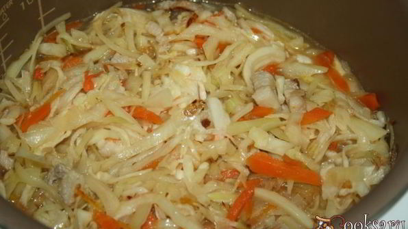 капуста тушеная по-немецки в мультиварке