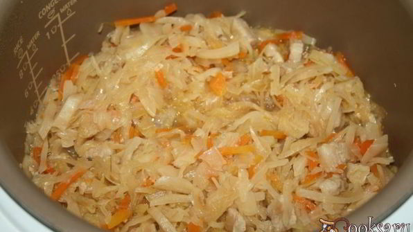 капуста тушеная по-немецки в мультиварке