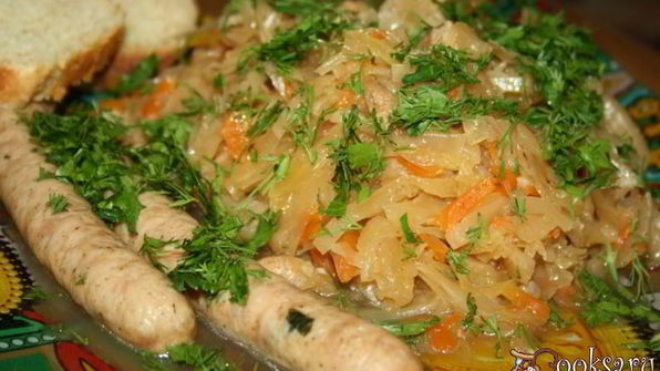 капуста тушеная по-немецки в мультиварке