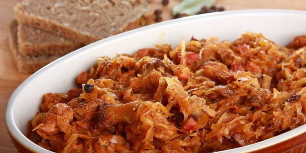 Рецепт капуста жареная с грибами