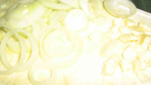 картофель тушеный с перцем