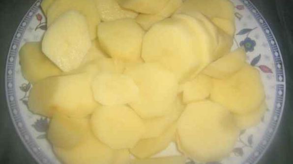 картофель тушеный с перцем