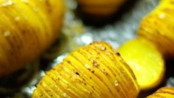 картофель запеченный гармошка