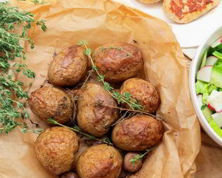 Картофель, запеченный в пергаменте