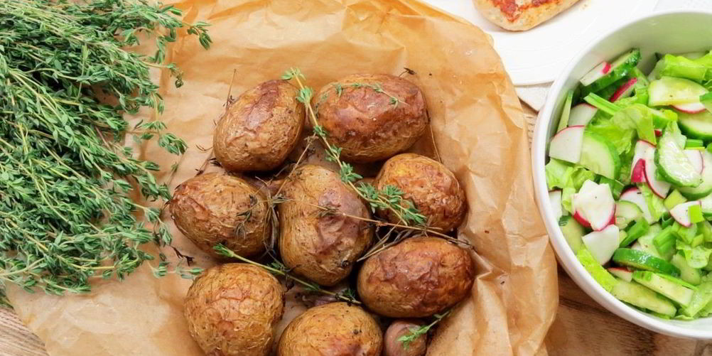 Рецепт картофель, запеченный в пергаменте