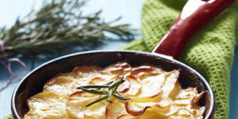 Рецепт картофельный гратен с белым вином