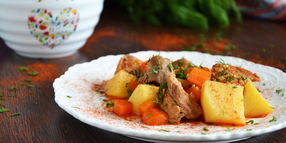 Рецепт картошка с мясом тушеная в кастрюле
