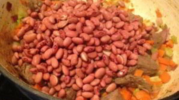 красная фасоль с мясом