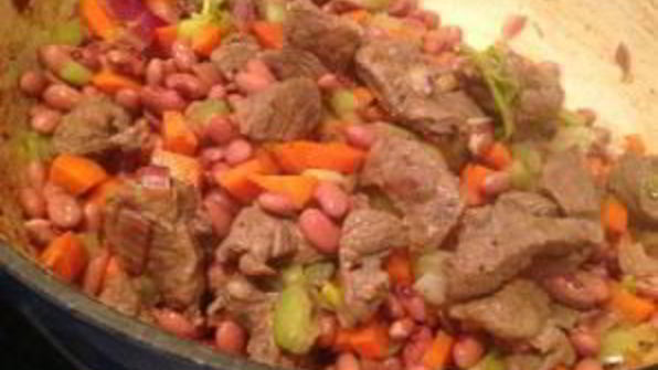 красная фасоль с мясом