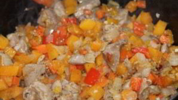 овощи, тушенные с мясом