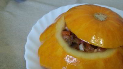 Патиссоны с начинкой