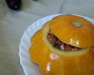 Патиссоны с начинкой