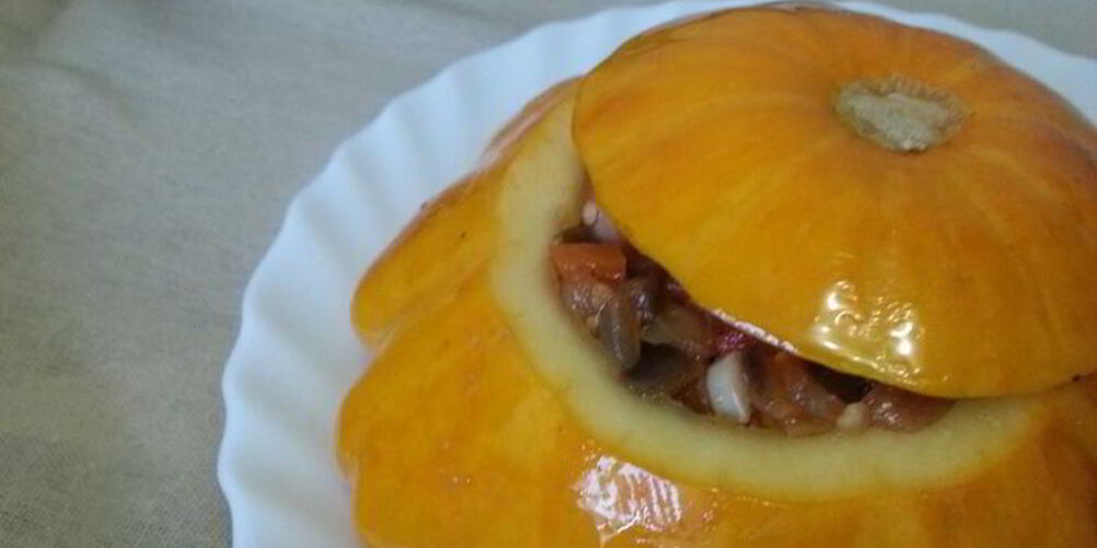 Рецепт патиссоны с начинкой