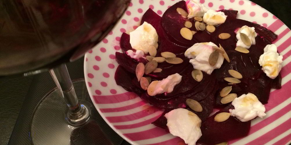 Рецепт печеная свекла с сыром