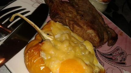 Перец фаршированный макаронами