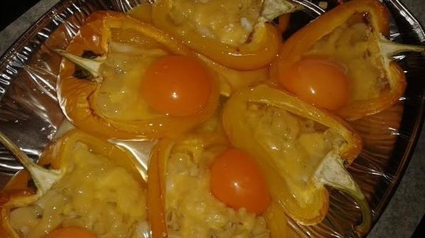 перец фаршированный макаронами