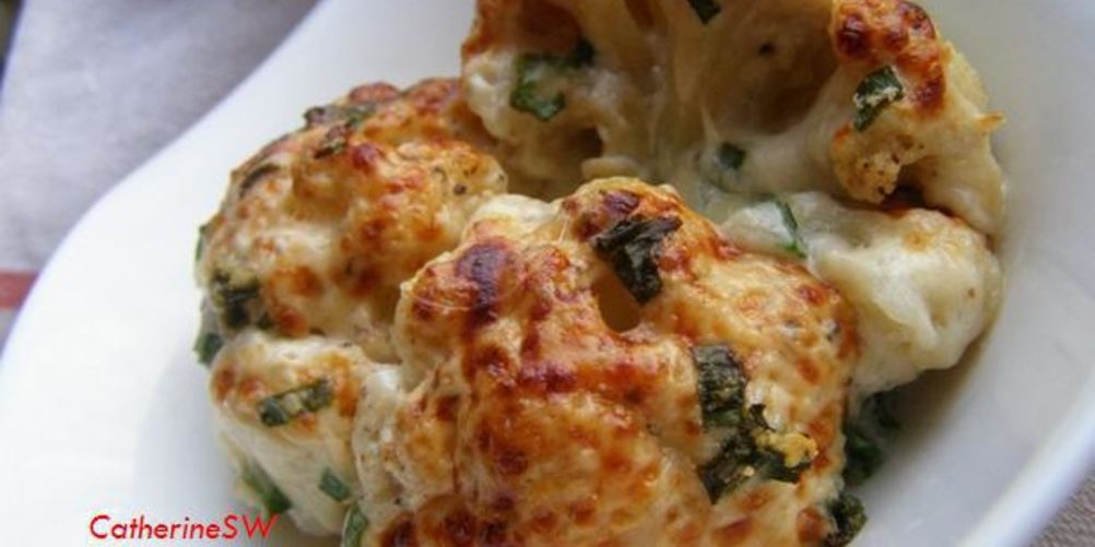 Рецепт цветная капуста с двумя видами сыра