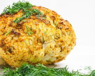 Цветная капуста в кляре в духовке