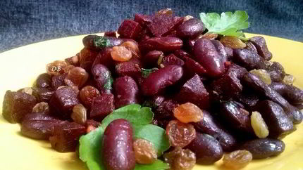 Тушеная фасоль