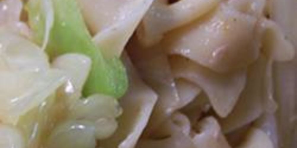 Рецепт тушеная капуста с лапшой по-польски