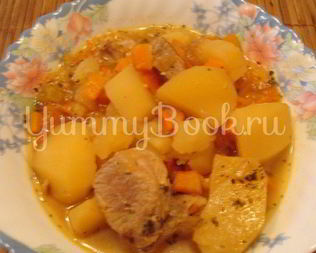 Тушенная картошка в мультиварке