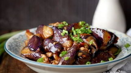 Тушеные баклажаны с мясом