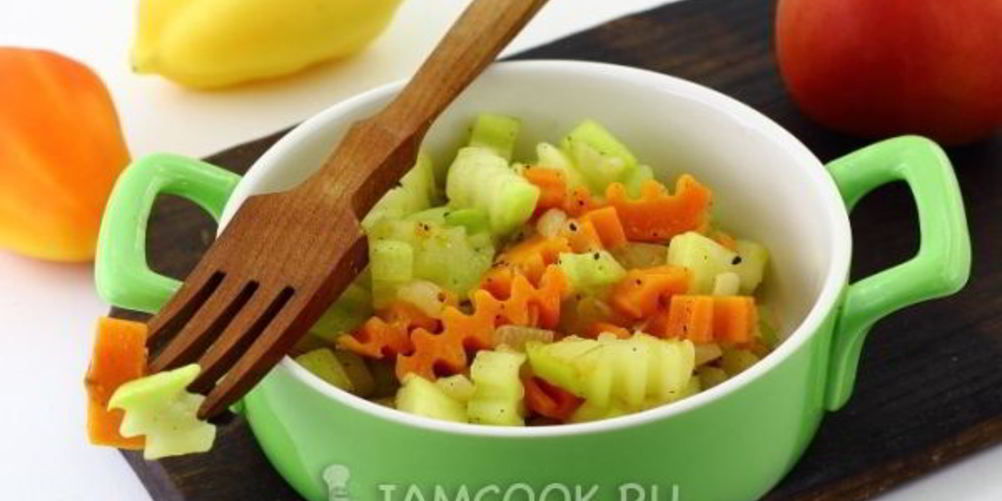 Рецепт тушеные кабачки с морковью и луком