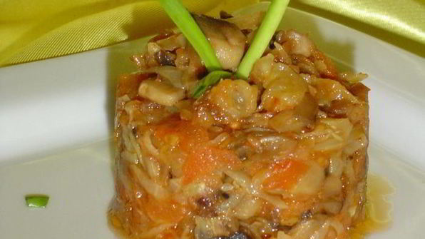 тушеные овощи ассорти