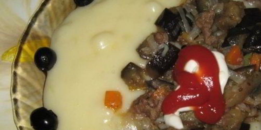 Рецепт тушеные овощи с фаршем