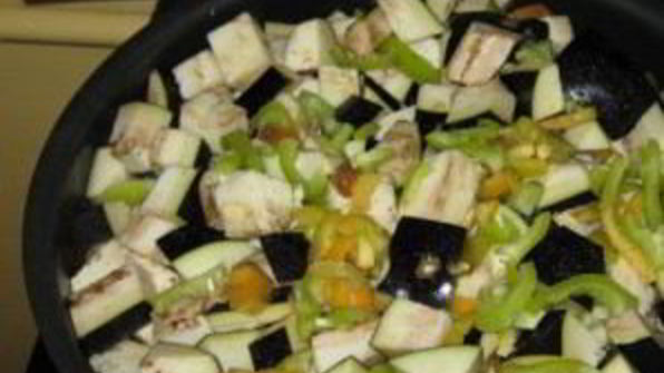 тушеные овощи с фаршем