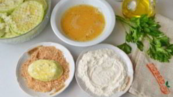 вегетарианские отбивные из кабачков