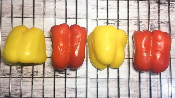 запеченный перец с чесноком