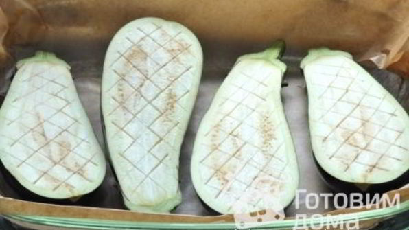 запеченные баклажаны с фруктовым кускусом