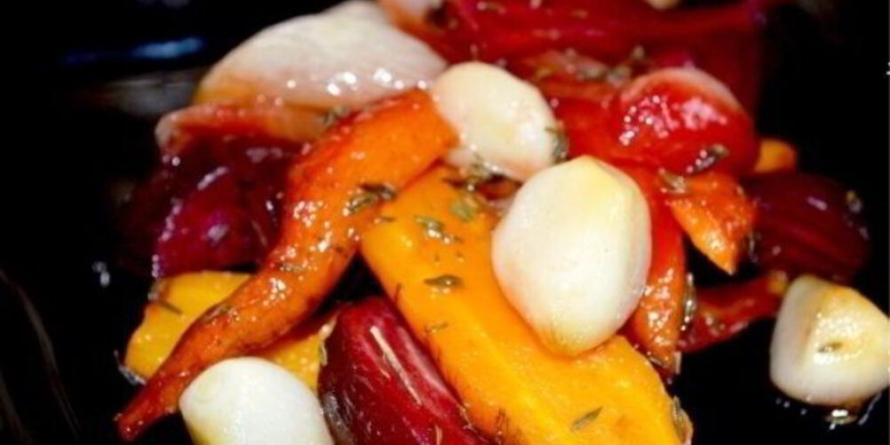 Рецепт запеченные овощи кусочками