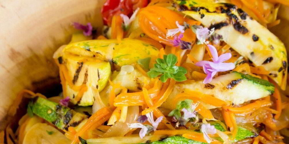 Рецепт овощная лапша из кабачков и моркови