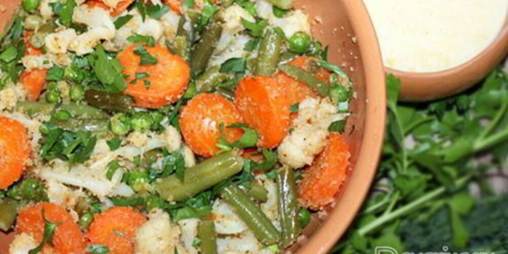 Рецепт овощной гарнир к мясу