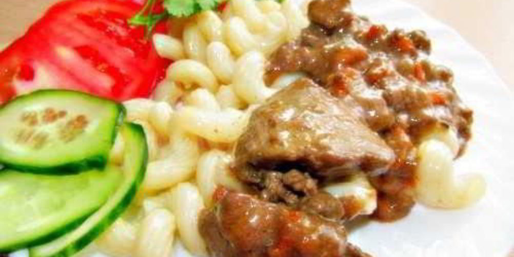 Рецепт куриная печень и сердечки в майонезном соусе