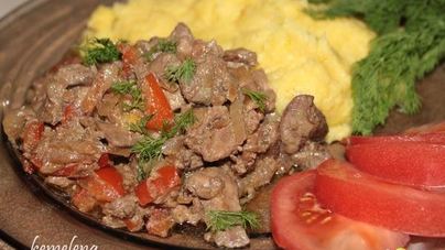 Куриная печень по-индонезийски