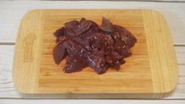 куриная печень с грибами