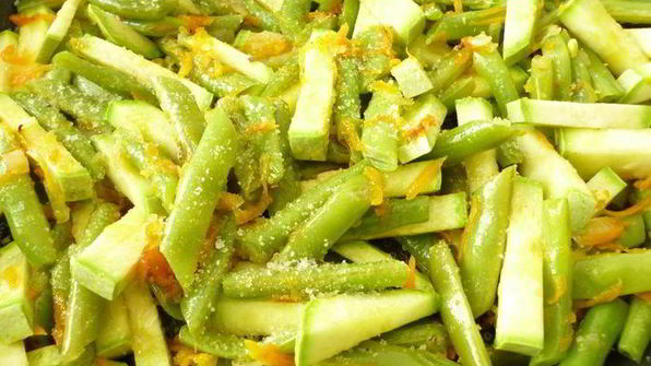 куриная печень с овощами в кисло-сладком соусе